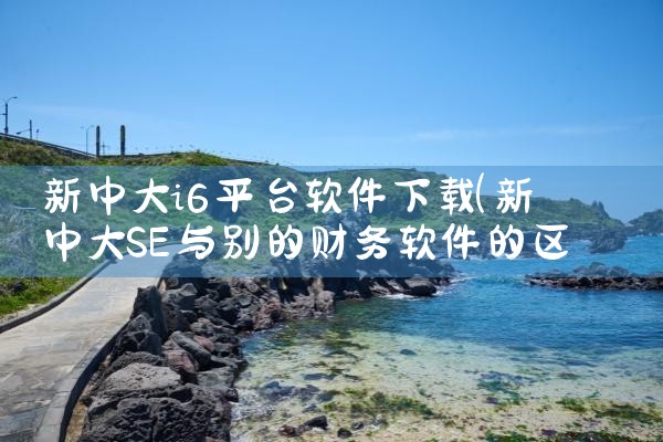 新中大i6平台软件下载