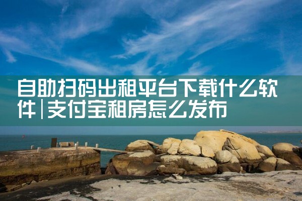自助扫码出租平台下载什么软件